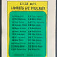 1971-72 O-Pee-Chee Booklets French #16 Dave Keon    V54330 Image 2