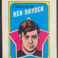 1971-72 O-Pee-Chee Booklets French #17 Ken Dryden    V54332 Image 1