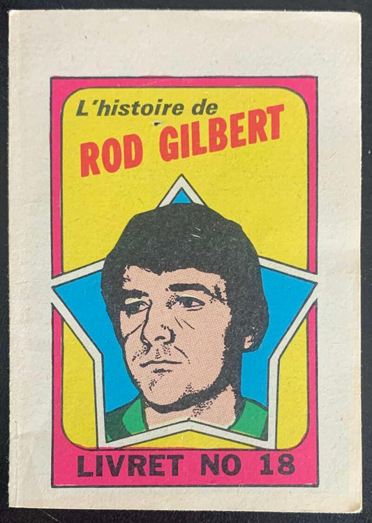 1971-72 O-Pee-Chee Booklets French #18 Rod Gilbert    V54333 Image 1