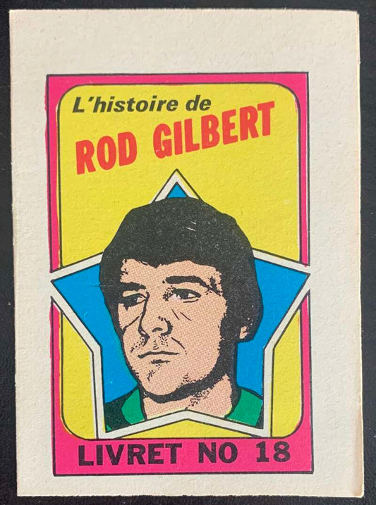 1971-72 O-Pee-Chee Booklets French #18 Rod Gilbert    V54334 Image 1