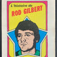 1971-72 O-Pee-Chee Booklets French #18 Rod Gilbert    V54335 Image 1