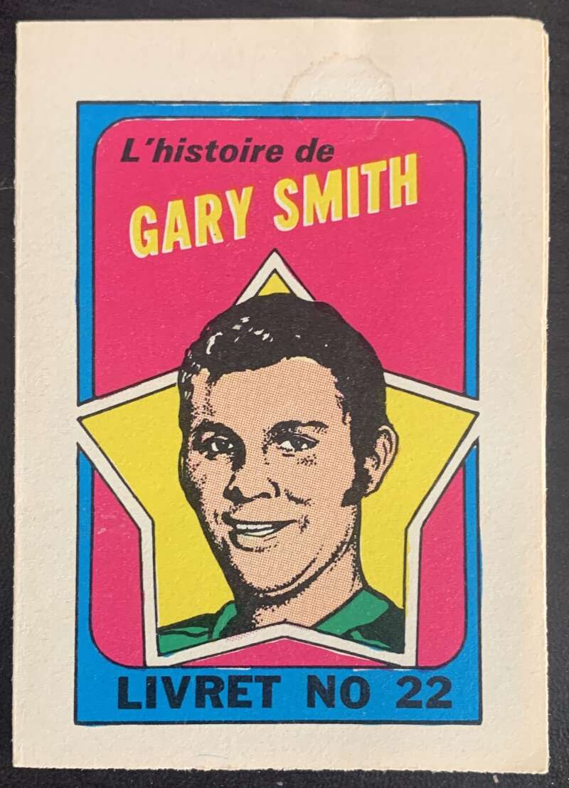 1971-72 O-Pee-Chee Booklets French #22 Gary Smith    V54342 Image 1