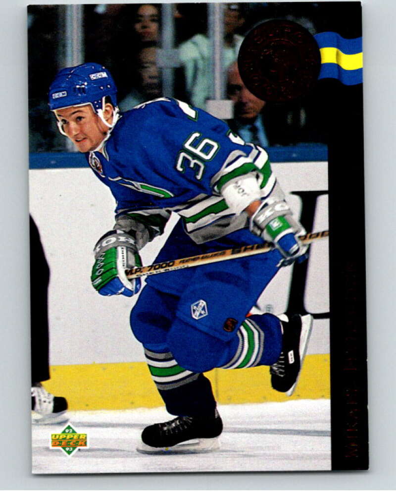 1992-93 Upper Deck Euro-Rookies #ER2 Michael Nylander  Hartford Whalers  V54434 Image 1