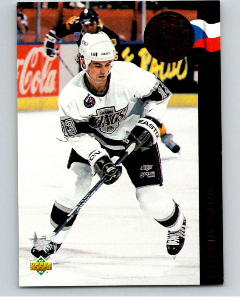 1992-93 Upper Deck Euro-Rookies #ER4 Robert Lang  Los Angeles Kings  V54437 Image 1
