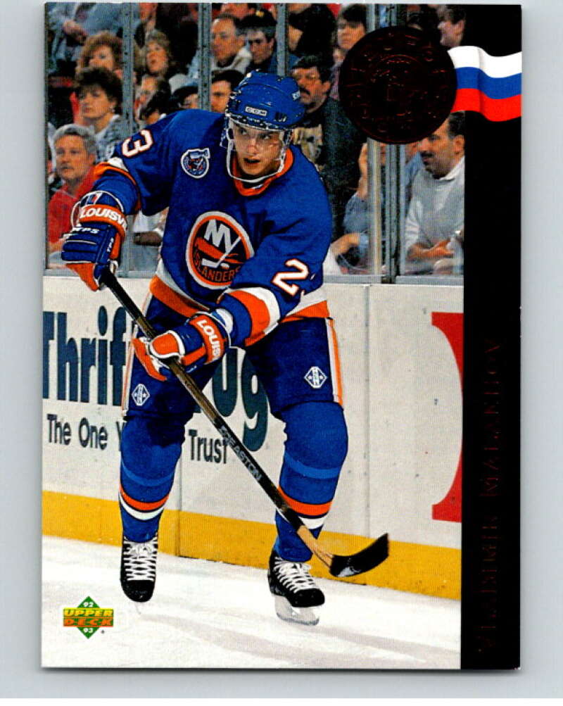 1992-93 Upper Deck Euro-Rookies #ER15 Vladimir Malakhov   V54452 Image 1