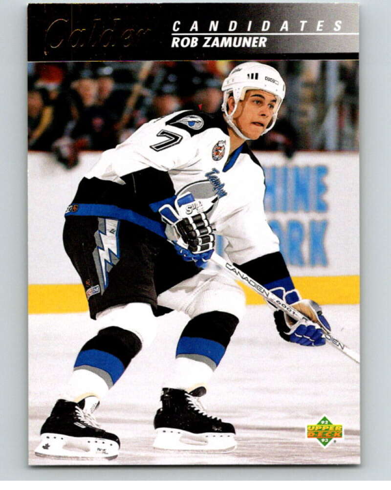 1992-93 Upper Deck Calder Candidates #CC4 Rob Zamuner   V54457 Image 1