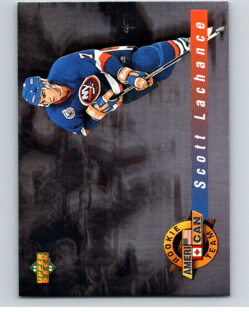 1992-93 Upper Deck American/Canadian Holograms #4 Scott Lachance  V54478 Image 1