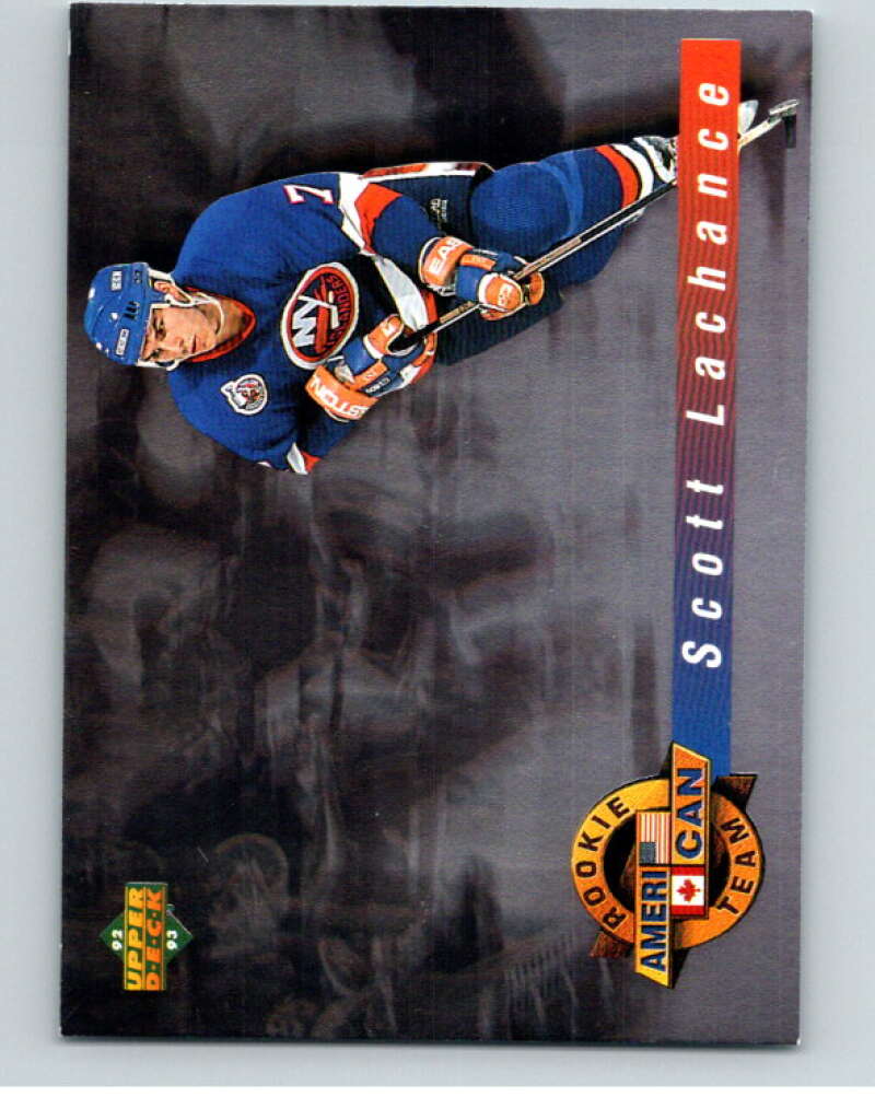 1992-93 Upper Deck American/Canadian Holograms #4 Scott Lachance  V54479 Image 1