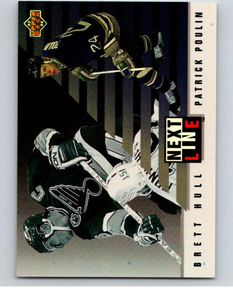 1993-94 Upper Deck Next In Line #NL2 Brett Hull/Patrick Poulin  V54511 Image 1