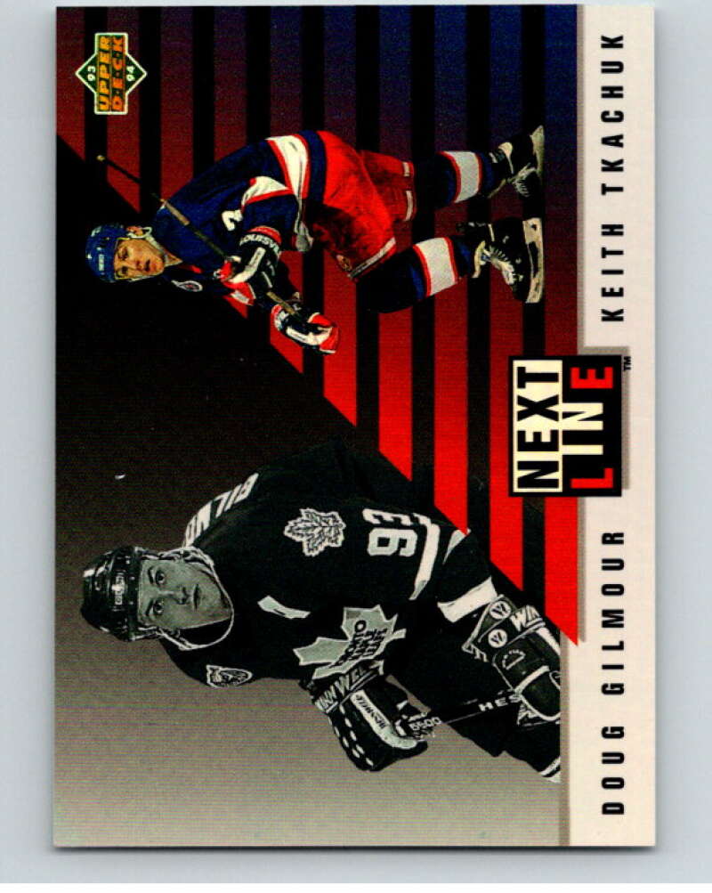 1993-94 Upper Deck Next In Line #NL5 Doug Gilmour/Keith Tkachuk  V54517 Image 1
