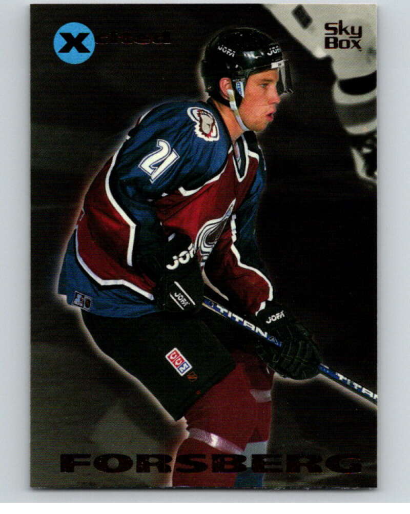 1995-96 Emotion Xcited #14 Peter Forsberg V54539 Image 1