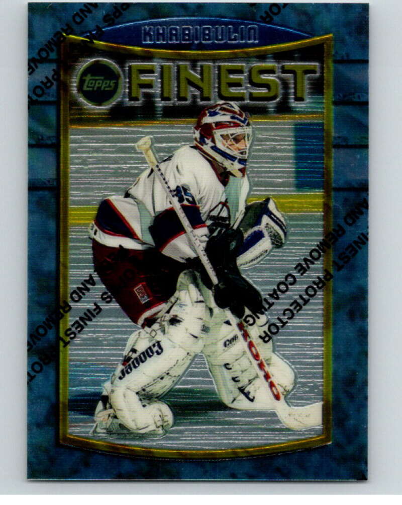 1994-95 Topps Finest #27 Nikolai Khabibulin  Winnipeg Jets  V54566 Image 1