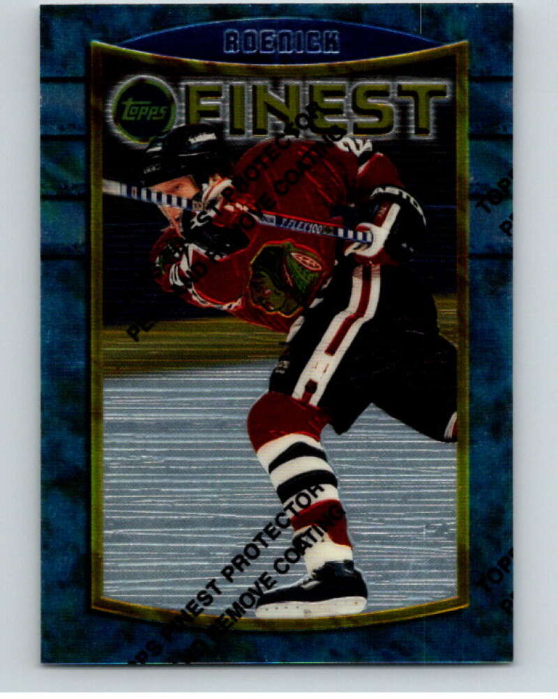 1994-95 Topps Finest #73 Jeremy Roenick  Chicago Blackhawks  V54569 Image 1