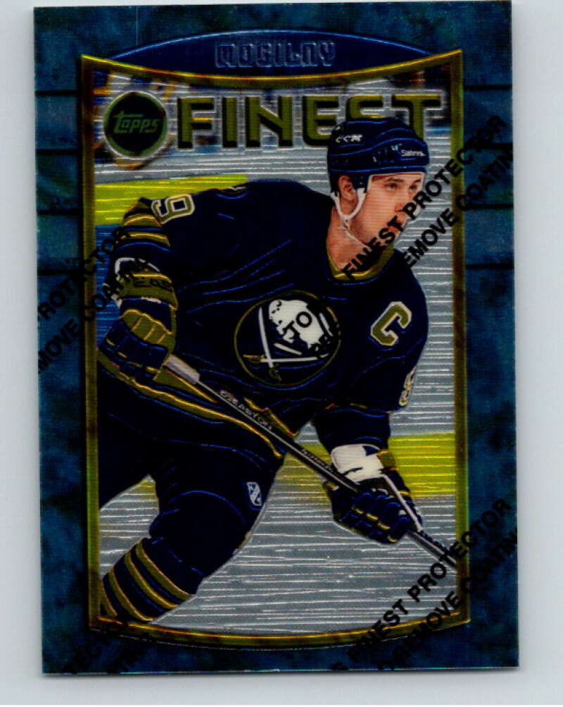 1994-95 Topps Finest #99 Alexander Mogilny UER  Buffalo Sabres  V54570 Image 1