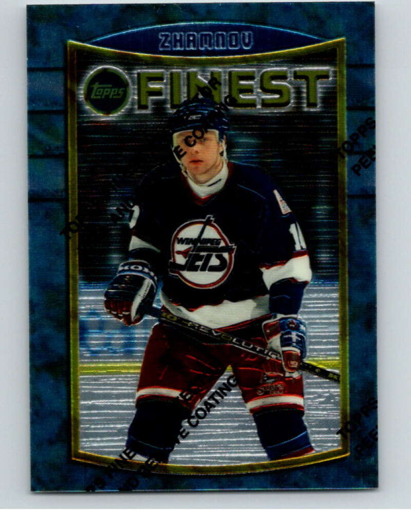 1994-95 Topps Finest #102 Alexei Zhamnov  Winnipeg Jets  V54573 Image 1