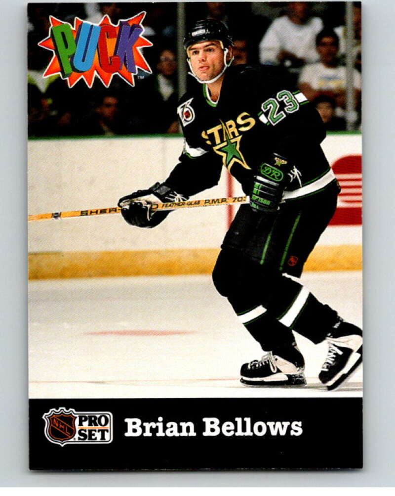 1991-92 Pro Set Puck Candy #13 Brian Bellows  Minnesota North Stars  V54611 Image 1
