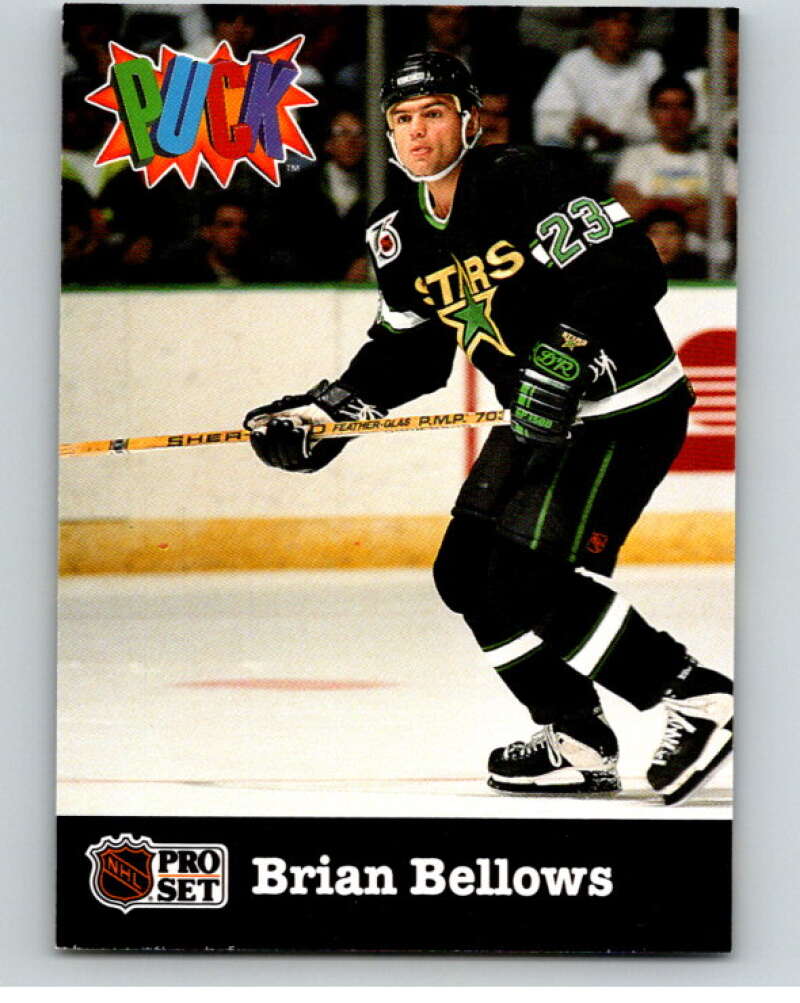 1991-92 Pro Set Puck Candy #13 Brian Bellows  Minnesota North Stars  V54613 Image 1