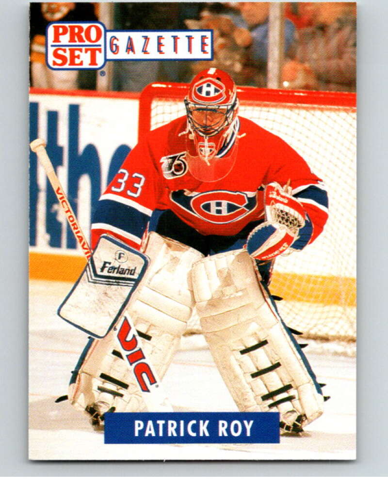 1991-92 Pro Set Gazette #2 Patrick Roy V54650 Image 1