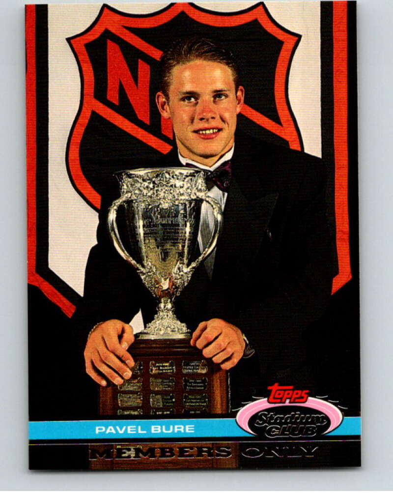 1991-92 Topps Stadium Club Members Only #38 Pavel Bure  V54658 Image 1
