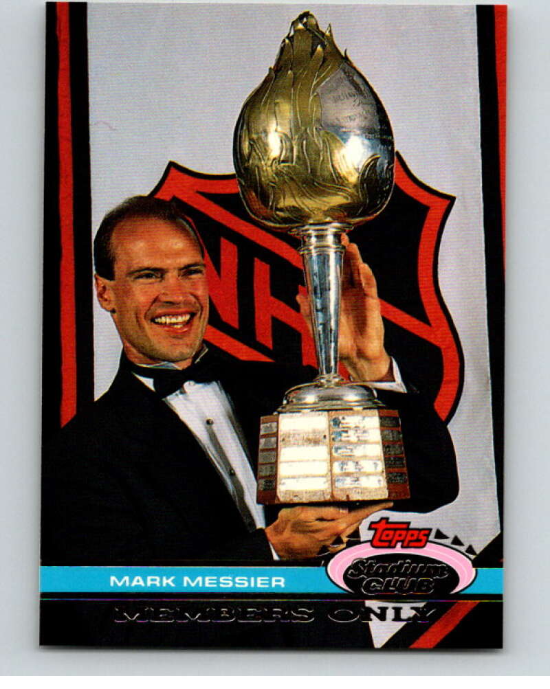 1991-92 Topps Stadium Club Members Only #49 Mark Messier   V54659 Image 1
