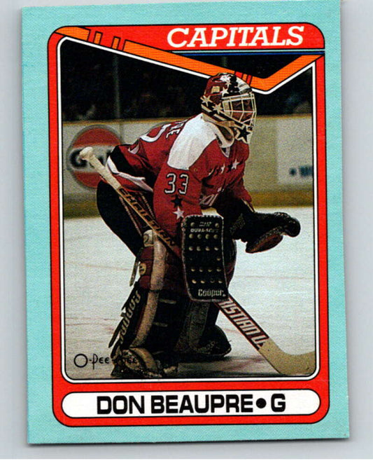 1990-91 O-Pee-Chee Box Bottoms #O Don Beaupre  V54697 Image 1
