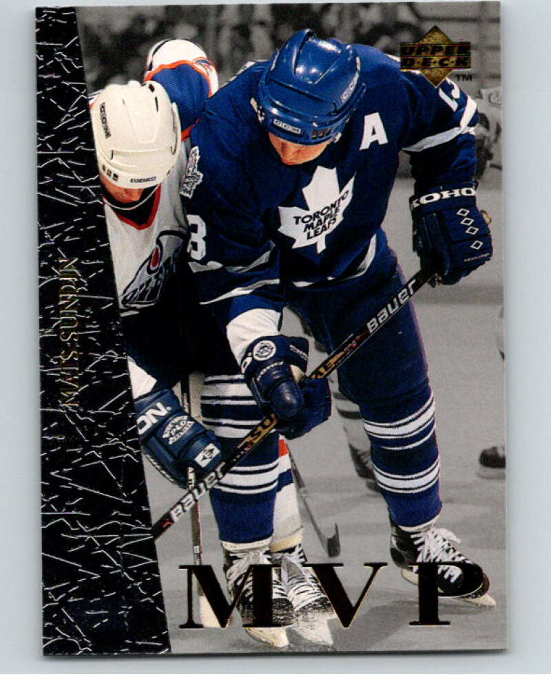 1996-97 Collector's Choice MVP #UD44 Mats Sundin Leafs  V54721 Image 1