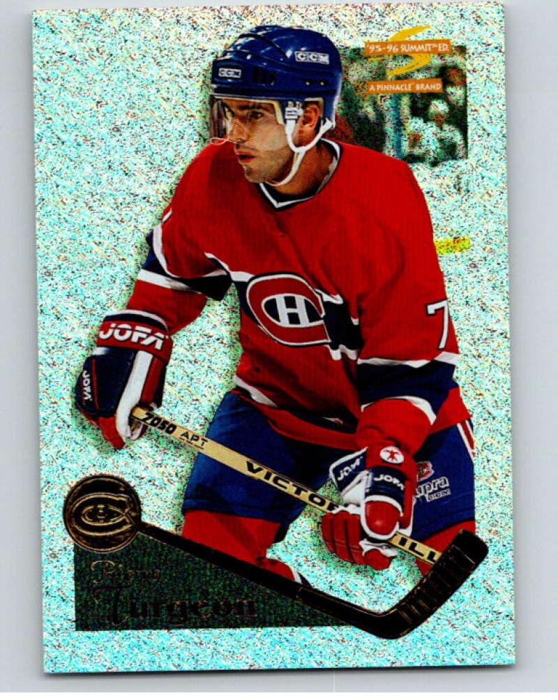 1995-96 Summit Ice #43 Pierre Turgeon  Montreal Canadiens  V54724 Image 1