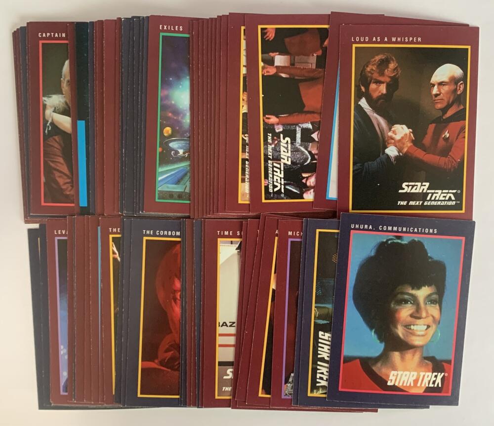 1991 Star Trek 25th Anniversary Card Set of 71 - VL59986 Image 1