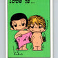 1977 Italy Panini Love Is... Albulm Sticker #36 -  V54804 Image 1