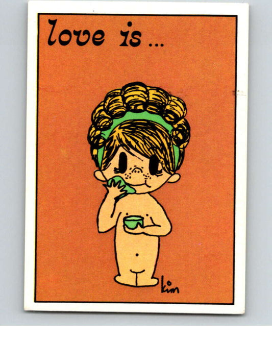 1977 Italy Panini Love Is... Albulm Sticker #54 -  V54810 Image 1