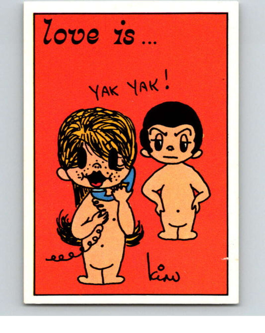 1977 Italy Panini Love Is... Albulm Sticker #69 -  V54816 Image 1