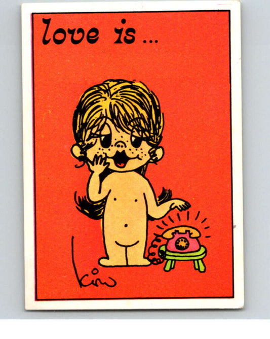 1977 Italy Panini Love Is... Albulm Sticker #77 -  V54819 Image 1