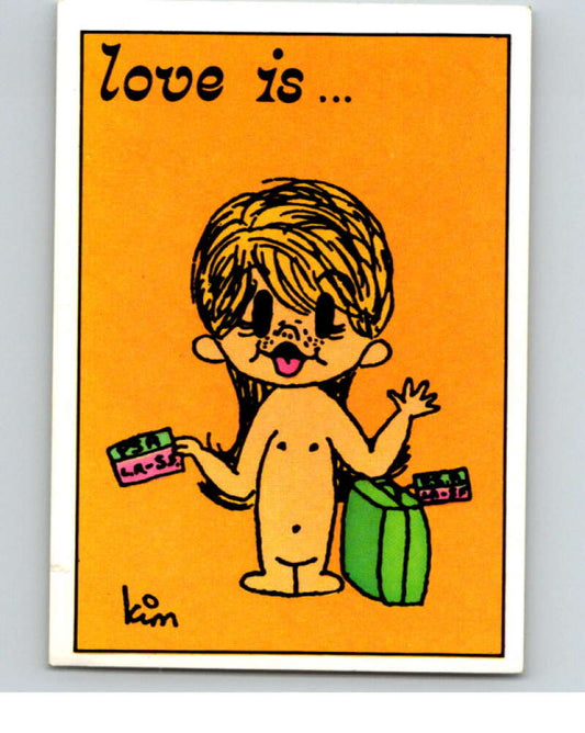 1977 Italy Panini Love Is... Albulm Sticker #79 -  V54821 Image 1