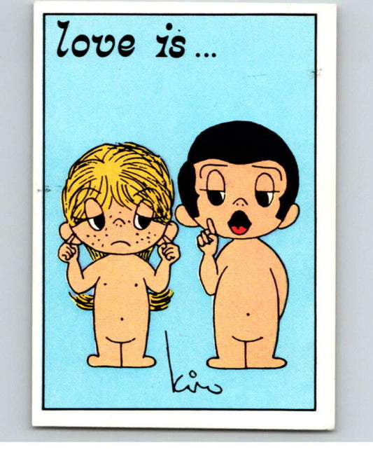 1977 Italy Panini Love Is... Albulm Sticker #94 -  V54829 Image 1