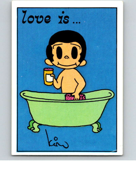 1977 Italy Panini Love Is... Albulm Sticker #96 -  V54830 Image 1