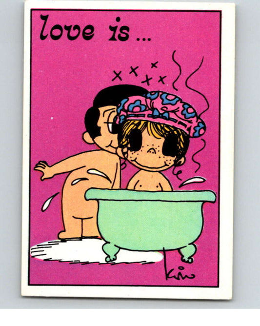 1977 Italy Panini Love Is... Albulm Sticker #97 -  V54831 Image 1