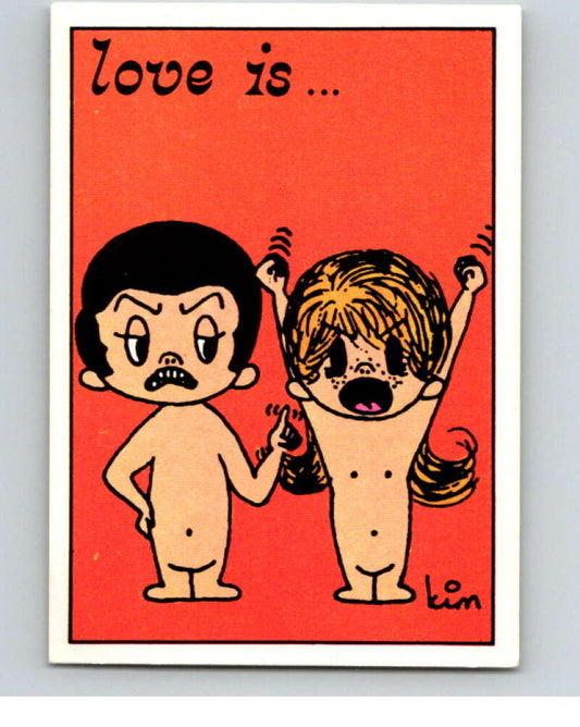 1977 Italy Panini Love Is... Albulm Sticker #105 -  V54833 Image 1