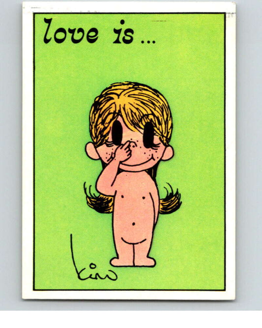 1977 Italy Panini Love Is... Albulm Sticker #118 -  V54844 Image 1