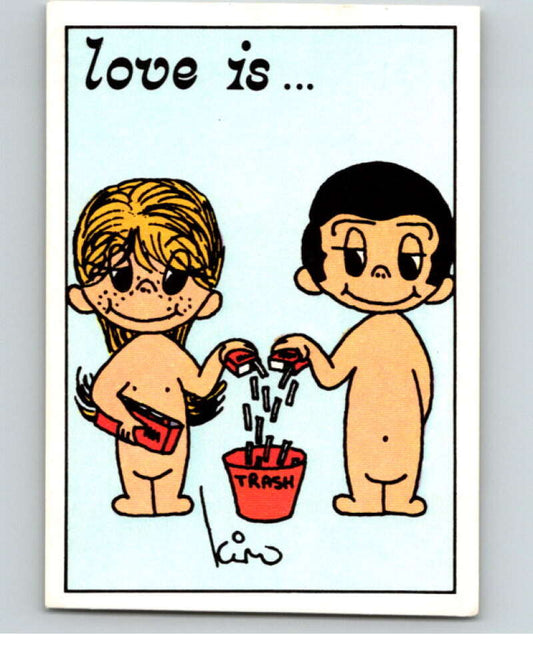1977 Italy Panini Love Is... Albulm Sticker #137 -  V54856 Image 1