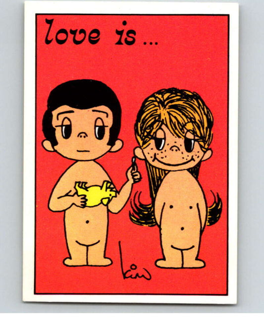 1977 Italy Panini Love Is... Albulm Sticker #145 -  V54860 Image 1