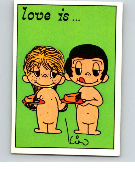 1977 Italy Panini Love Is... Albulm Sticker #185 -  V54881 Image 1