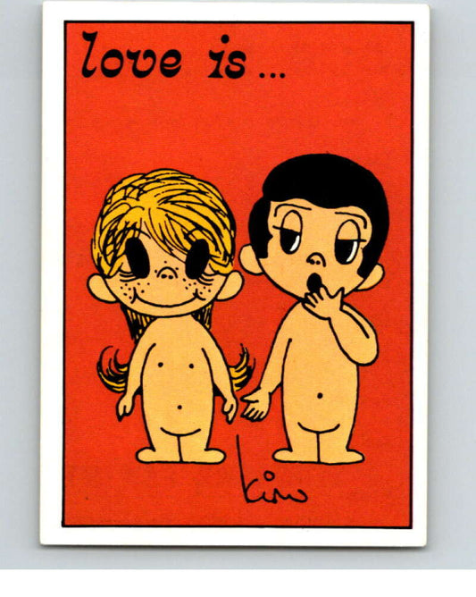 1977 Italy Panini Love Is... Albulm Sticker #197 -  V54886 Image 1