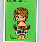 1977 Italy Panini Love Is... Albulm Sticker #203 -  V54892 Image 1