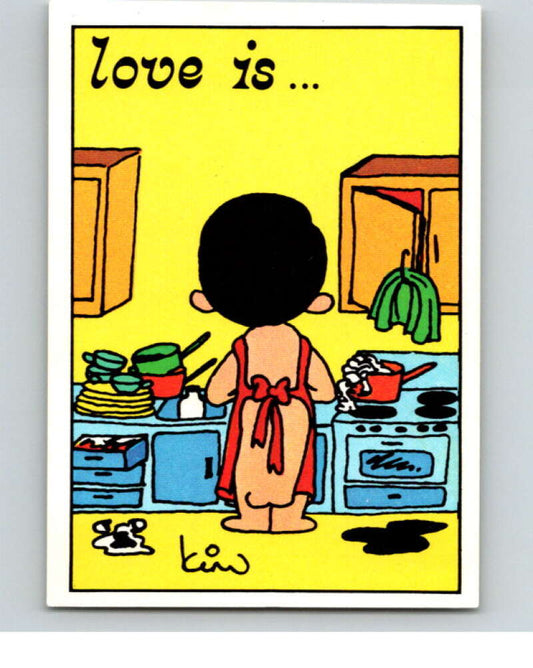 1977 Italy Panini Love Is... Albulm Sticker #208 -  V54896 Image 1