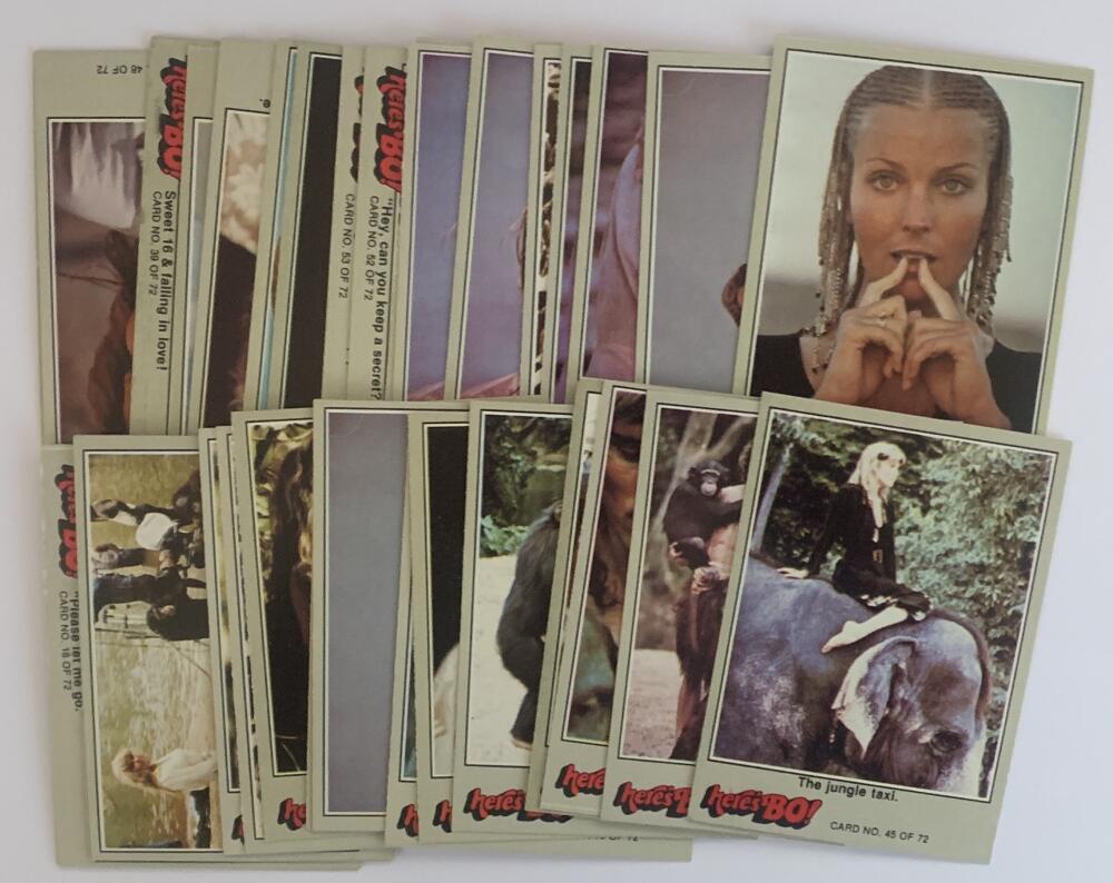 1981 Fleer Here's Bo Trading Card Lot of 34 -  VL59989 Image 1
