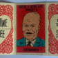 1963 Valentine Foldees #1 Eisenhower, Nixon, Kennedy  V54920 Image 1