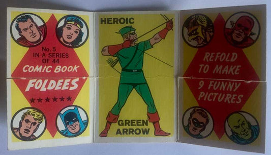 1966 Topps Comic Book Foldees #5 Green Arrow, Starlet, Baby  V54930 Image 1