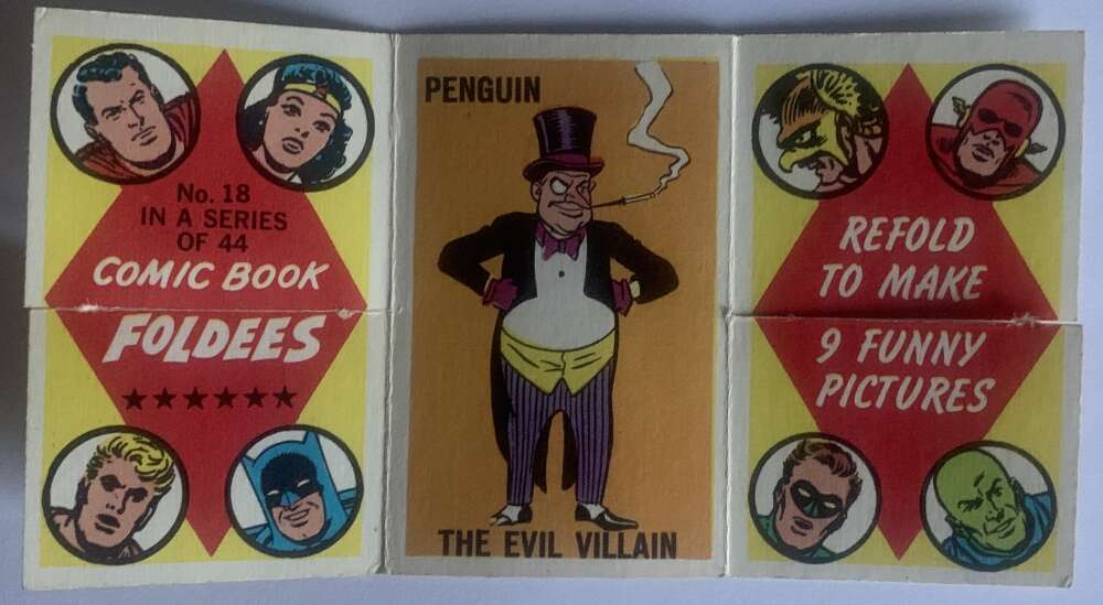 1966 Topps Comic Book Foldees #18 Evil Villain, Sailor, Arabia  V54937 Image 1