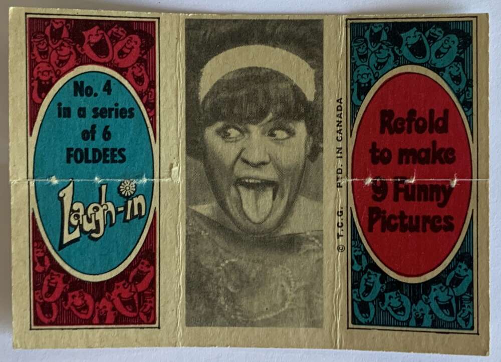 1968 Topps Laugh-in Foldees #75 Johnson, Buzzi, Worley V54942 Image 1