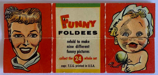 1948 Topps Funny Foldees #24 Meet Mom And Baby  V54945 Image 1